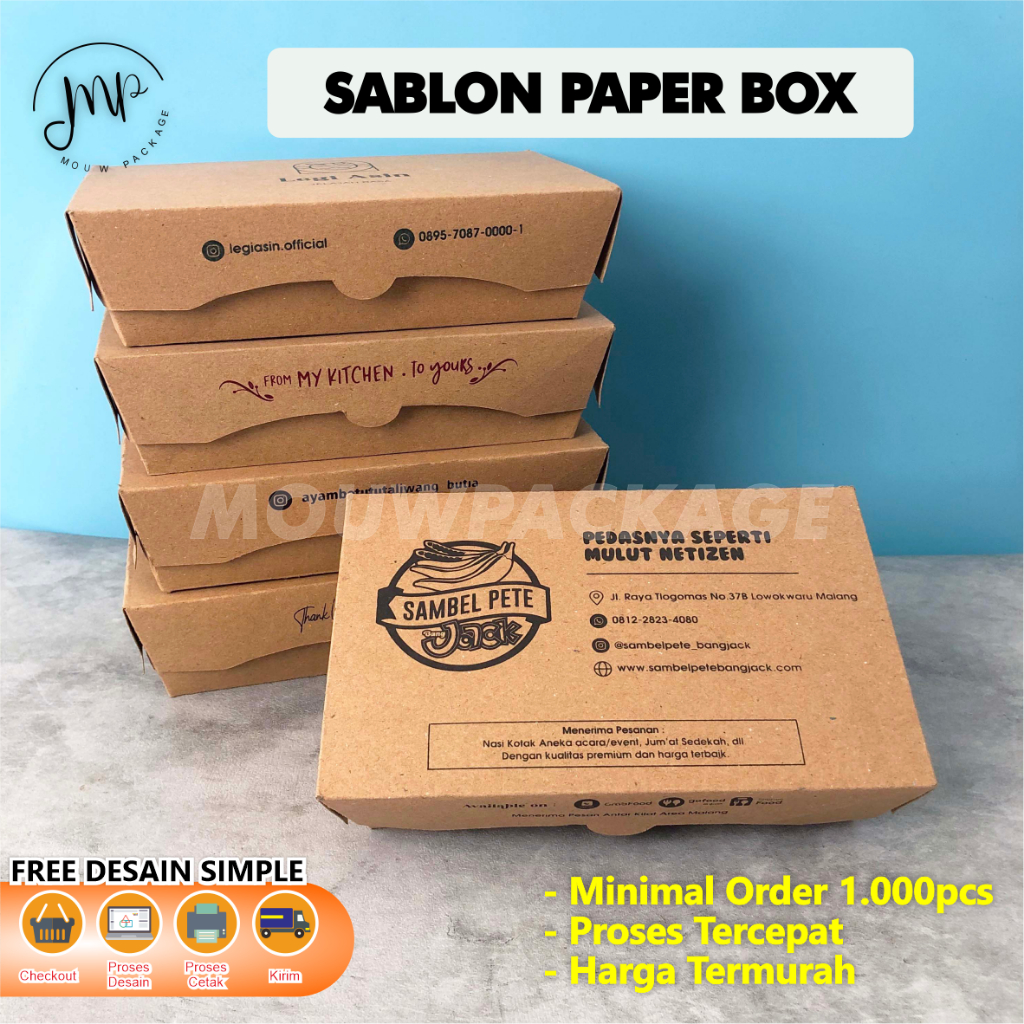 

SABLON BOX MURAH / SABLON CUSTOM MERK SENDIRI / SABLON 1 WARNA
