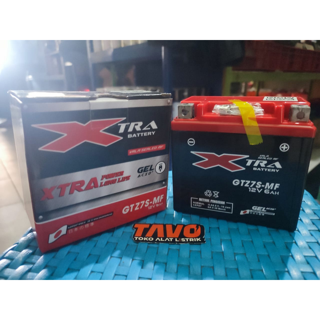 Promo Aki Kering 6 Ampere Satria FU 150 Vario 125 150 Beat EsP Sonic XTRA GTZ7V-BS 12V 6Ah GTZ7S AKI