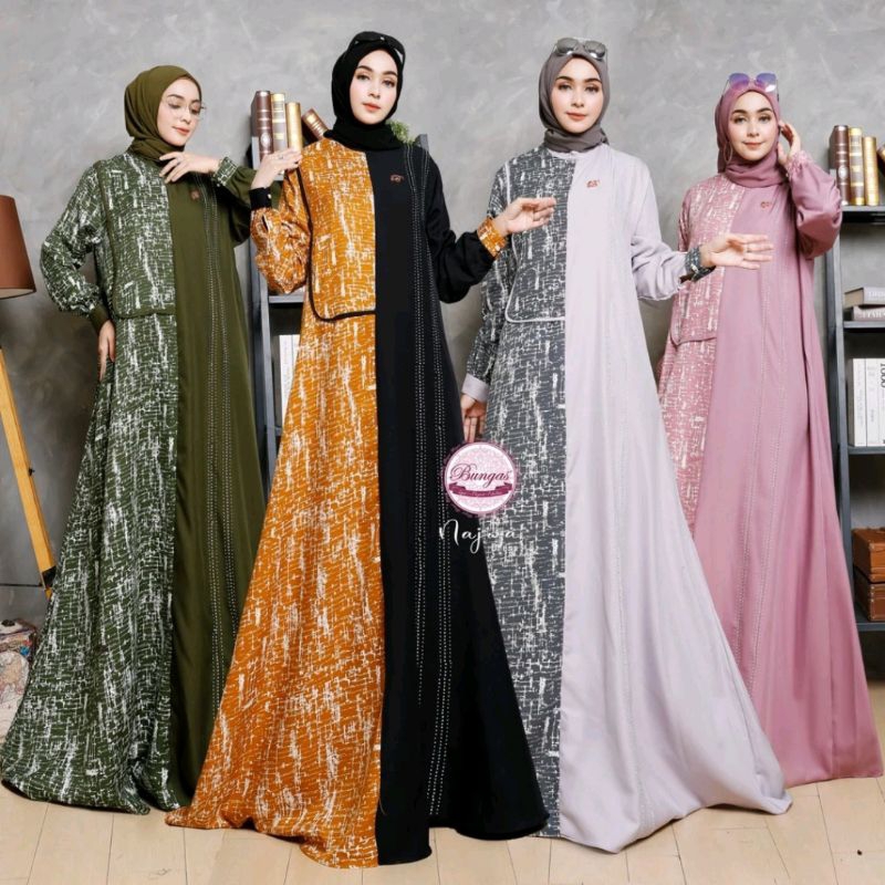 GAMIS BATIK MODERN PREMIUM FASHION WANITA MUSLIMAH