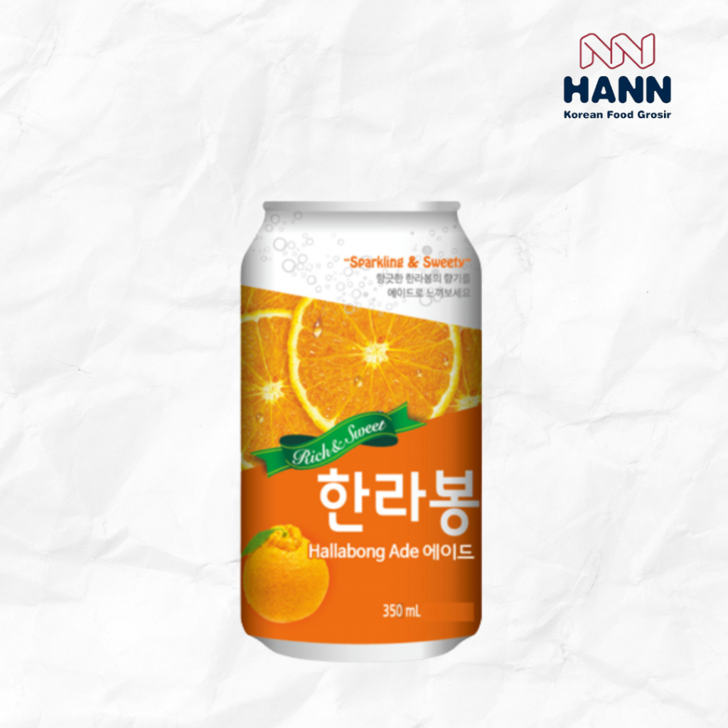 

Ilhwa Hallabong Ade - Minuman Soda Korea Rasa Jeruk Jeju 350ml