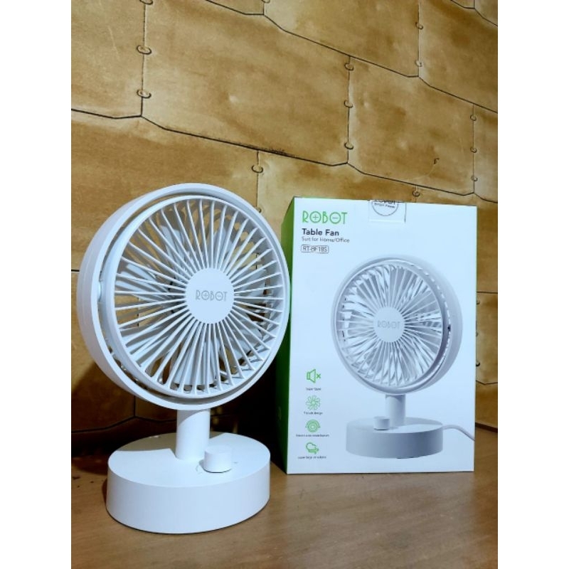 NEW ROBOT RT-BF18S kipas angin mini table fan tanpa baterai