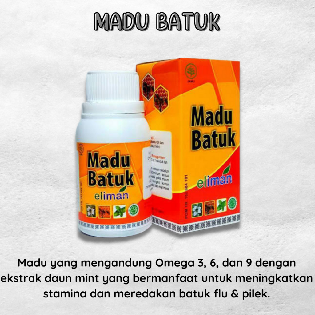 

Madu Batuk Eliman - Pusat Grosir Al Noor