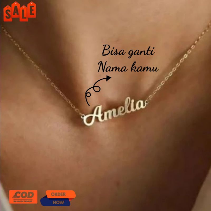 Kalung Nama Custom K-14