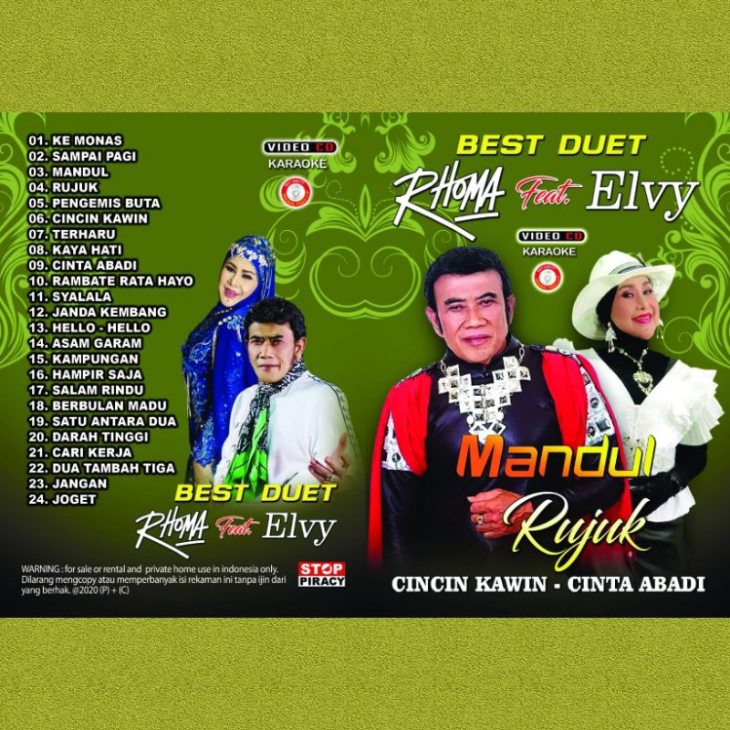 KASET VCD RHOMA FEAT ELVI