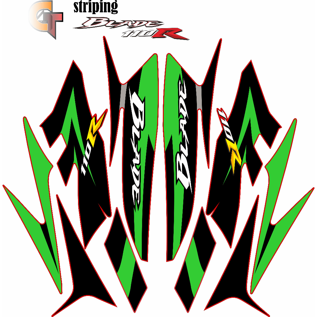 striping variasi blade 110 / stiker blade 110 / stiping blade 110 / blade 110 / honda blade 110