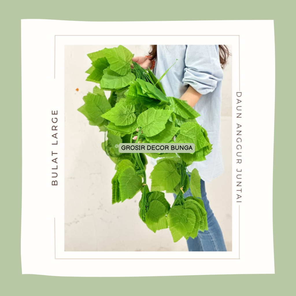 [QC] M ANGGUR JUNTAI Plastik Bunga Rambat Sintesis Tanaman Hias Gantung Osear Artificial DEKORASI GR