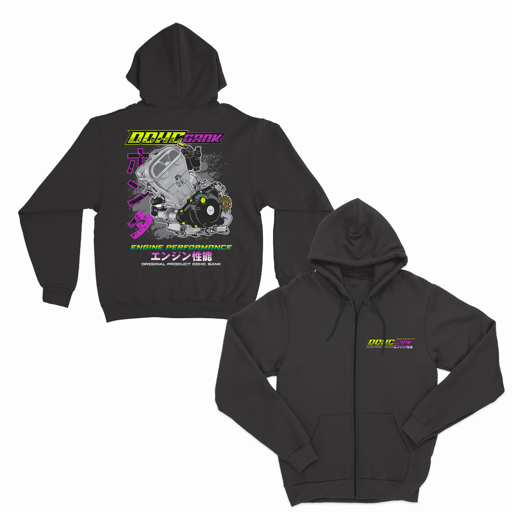 Jaket Zipper Racing DOHC GANK Big Size Jumbo