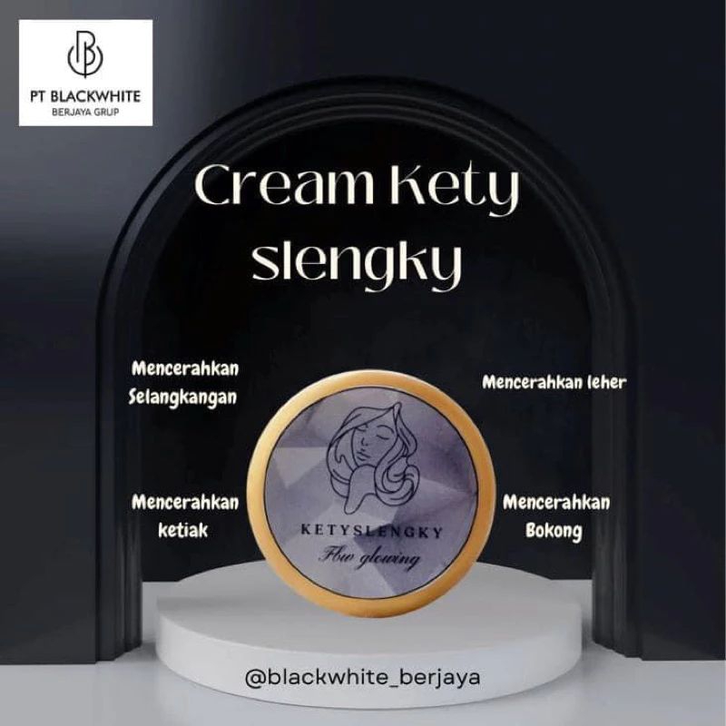 CREAM KETISLENGKI FBW GLOWING PT.BLACKWHITE
