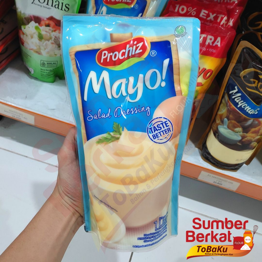 

Prochiz Mayo Mayonais 1000 gr Mayonaise 1 kg Mayones Mayo Salad Dressing Murah Grosir