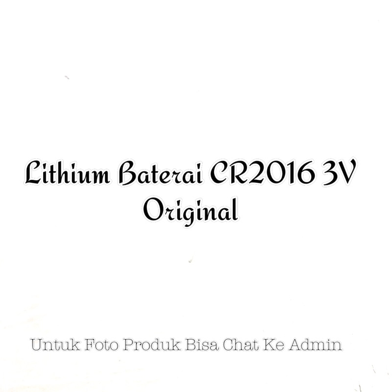 Baterai Lithium CR2106 3V Original Lithium CR 2016 Original 3V 2016