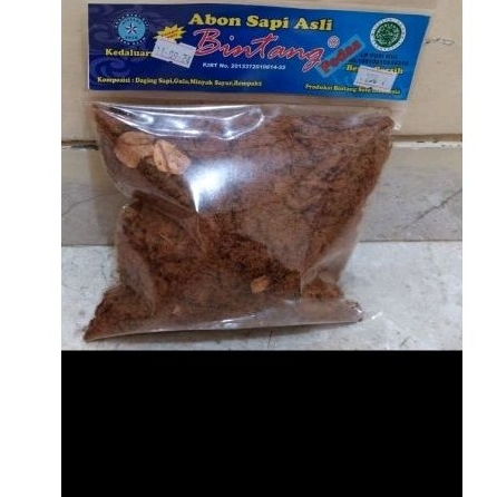 

Abon Sapi Asli rasa Manis-PEDAS,+-250 gram