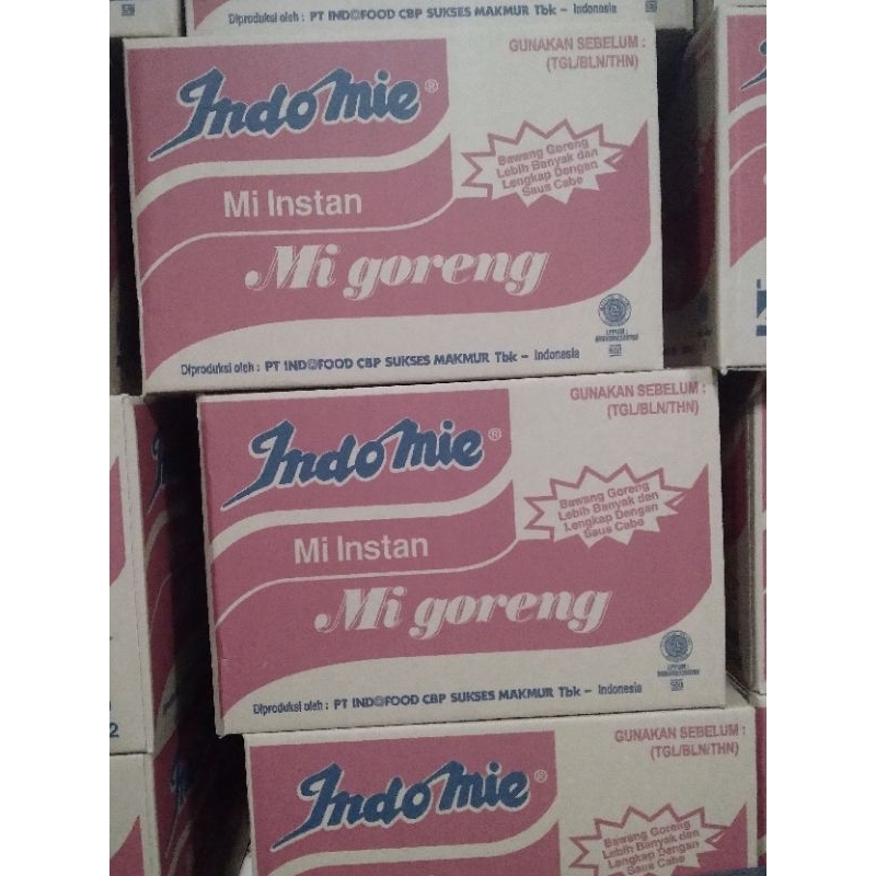 

Indomie Goreng 1 dus isi 40 pcs