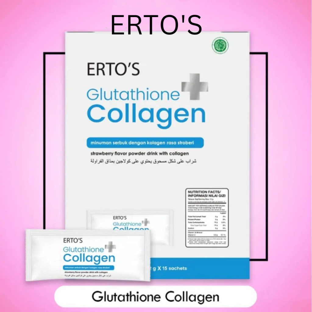 

Ertos Collagen Drink Minuman Serbuk Kolagen Halal Per Sachet