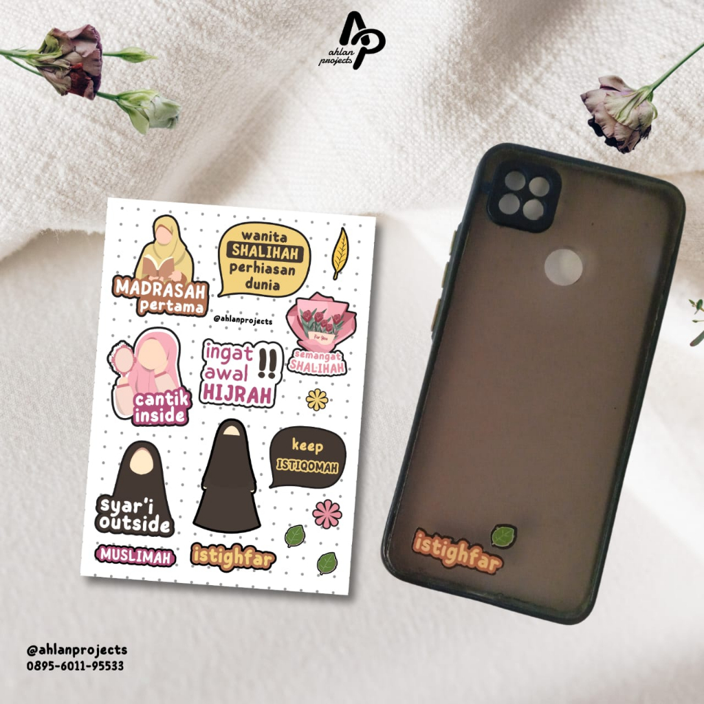 

Sticker Muslimah Lucu Sticker Water Proof Stiker Anti Air Stiker tumble Scrapbook Stiker Hp Laptop Stiker Hiasan Stiker Islami