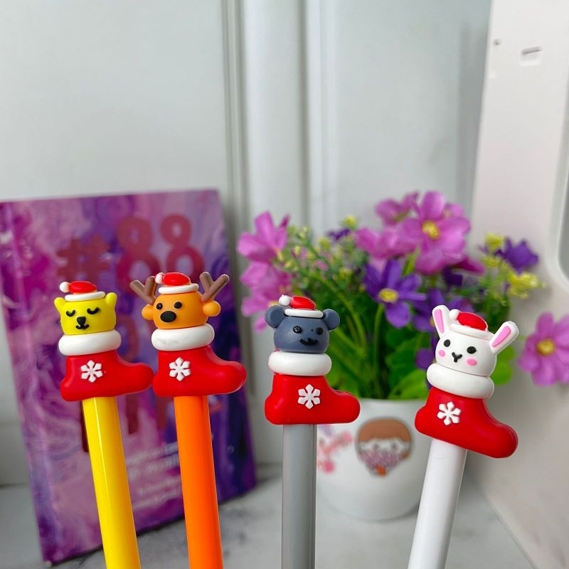 

Pulpen Gel Natal Karakter Kaos Kaki Pen Gel Natal Unik Lucu Pen Merry Christmas Kado Lucu Unik Termurah