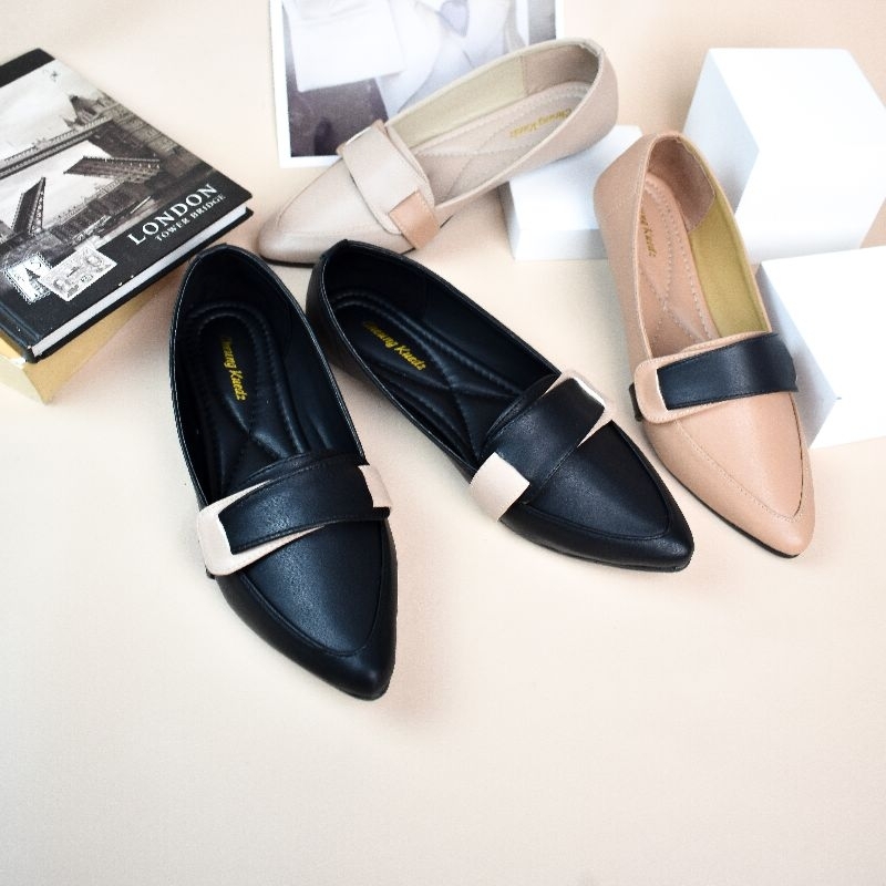 CHEUNG KUEDZ ||  HAZEL || FLATSHOES MODEL TERBARU