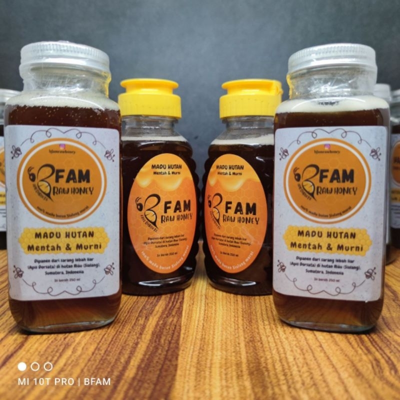 

Bfam Raw Honey Madu Mentah Hutan Sialang Riau / Wild Raw Forest