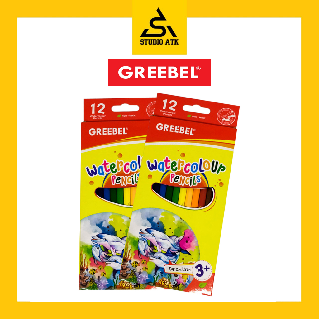 

Pensil Warna GREEBEL Water Colour 12 Warna