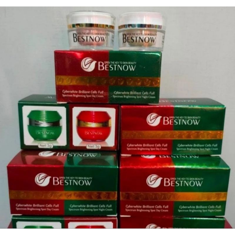 BESTNOW ORIGINAL CREAM WAJAH SIANG/MALAM 12 SET