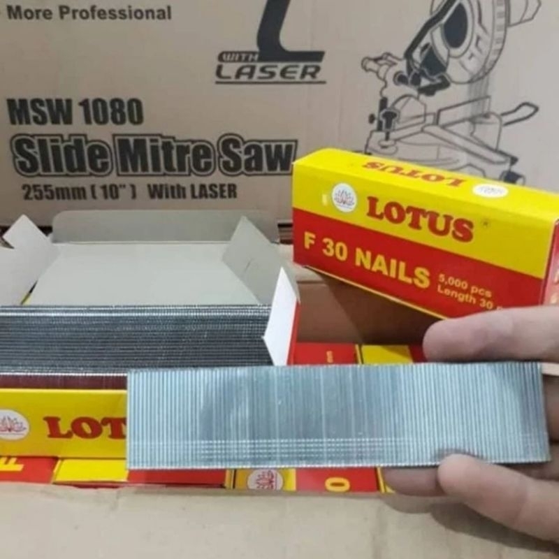 

ISI PAKU TEMBAK F30 REFILL PAKU STAPLES NAIL GUN F30