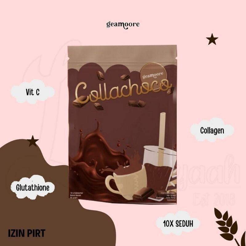 

COLLACHOCO COLLACOCO GEAMOORE / COLLAGEN DRINK COKLAT GEAMOORE