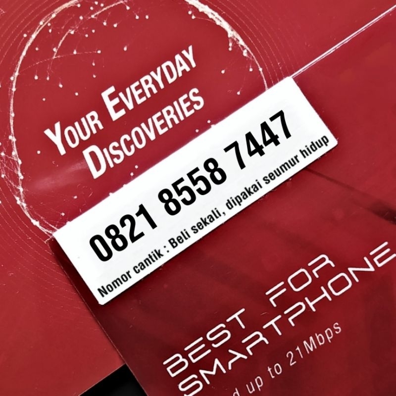 Nomor Cantik Kartu Perdana SimPATI dan As Telkomsel Combo Sakti 0821 8558 7447