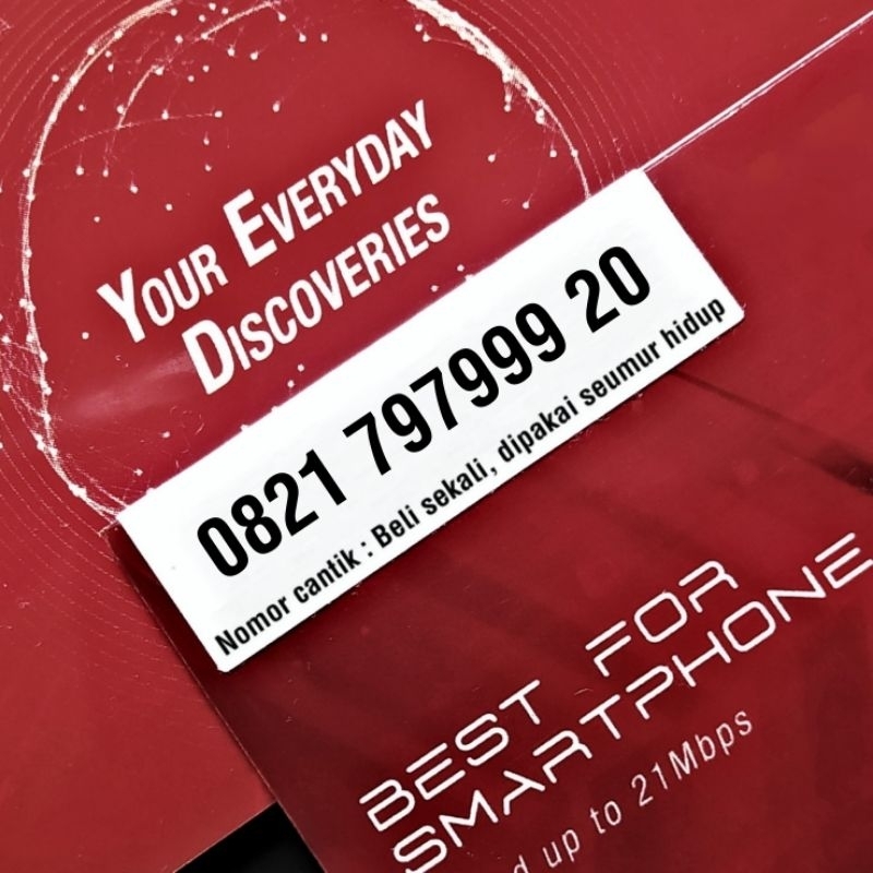 Nomor Cantik Kartu Perdana SimPATI dan As Telkomsel Combo Sakti 0821 797999 20 tripel 999