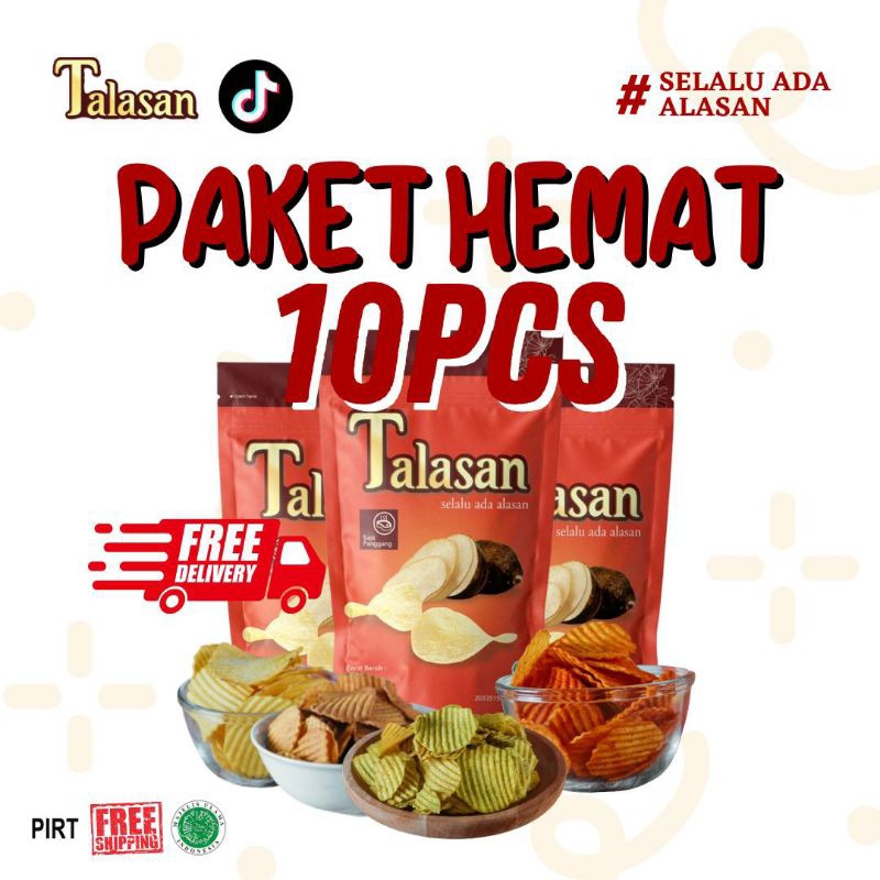 

PAKET HEMAT 10 PCS TALASAN PREMIUM