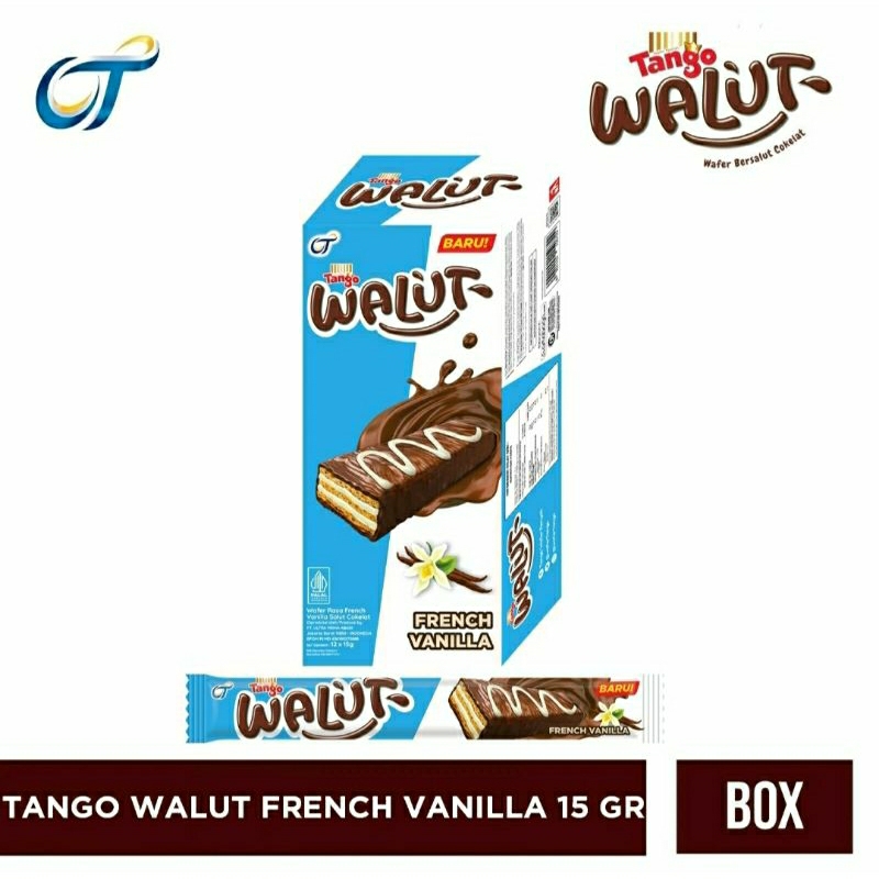 

Wafer Tango Walut French Vanilla 15G ( BOX ISI 12 PCS )