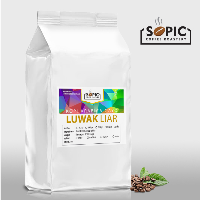 

Kopi Luwak Liar Arabica Gayo 500 gr