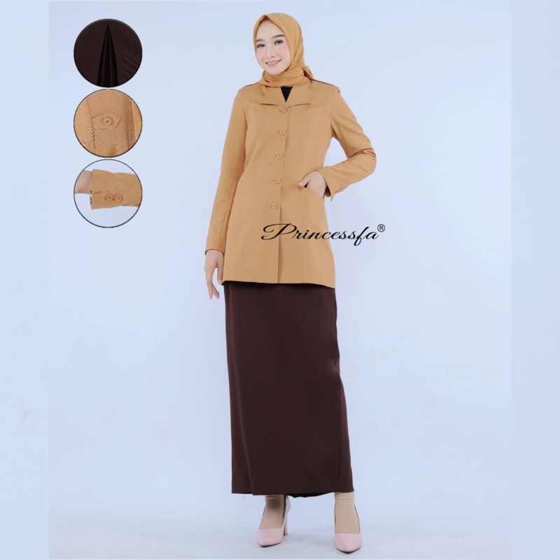 seragam princessfa pramuka pembina/ Blazer seragam pembina pramuka wanita/baju pramuka pembina guru 