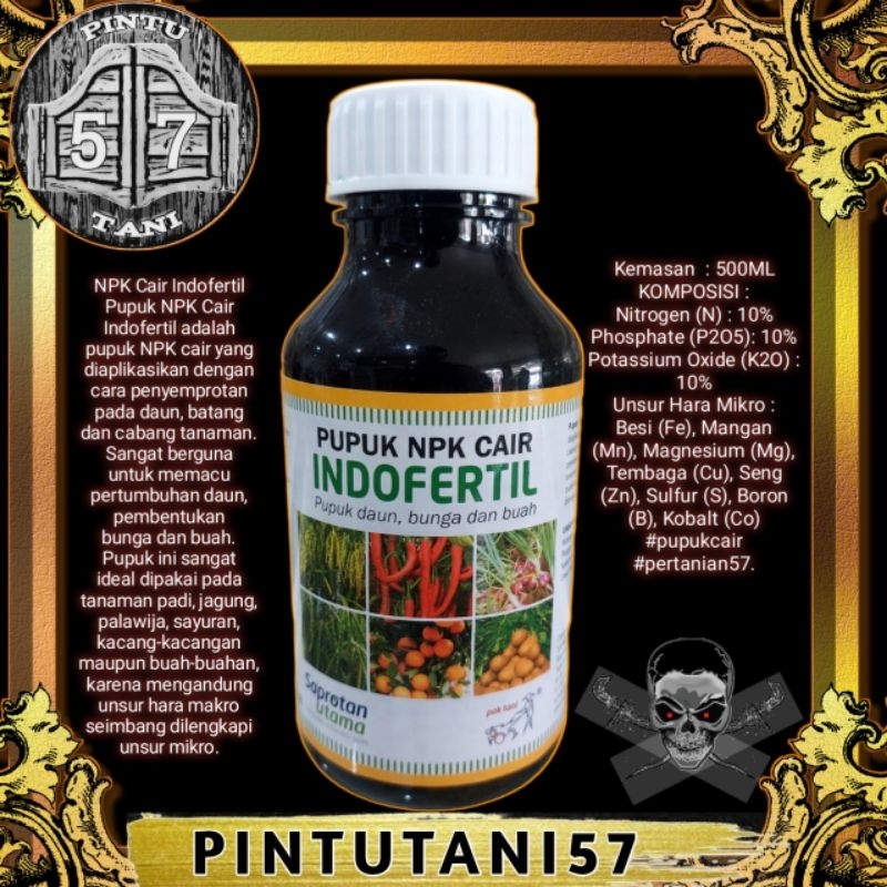 PUPUK NPK CAIR INDOFERTIL PAK TANI 500ML