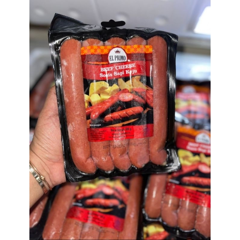 Sosis El Primo Beef Cheese | Elprimo Sosis Beef Cheese & SOSIS EL PRIMO BRATWURST 500GR -BEST SELLER