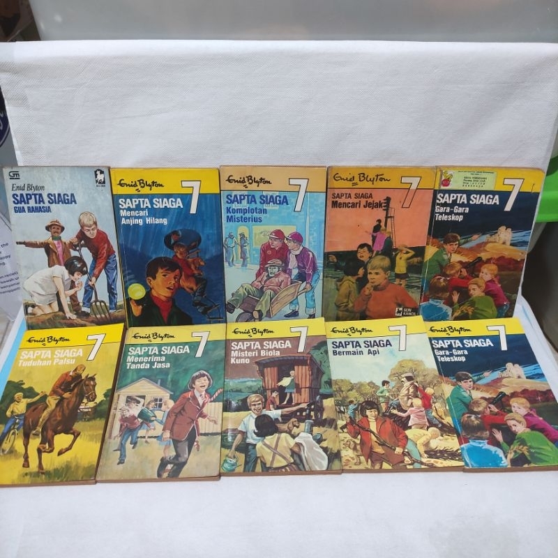 Novel enid blyton sapta siaga (cover lama)