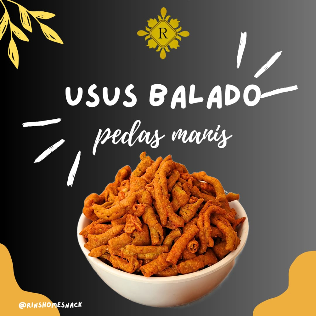 

Kripik usus balado 500GR