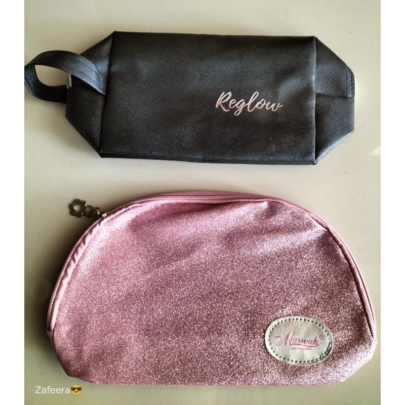 POUCH REglow / pouch Marwah blink bling mewah / dompet RE GLOW