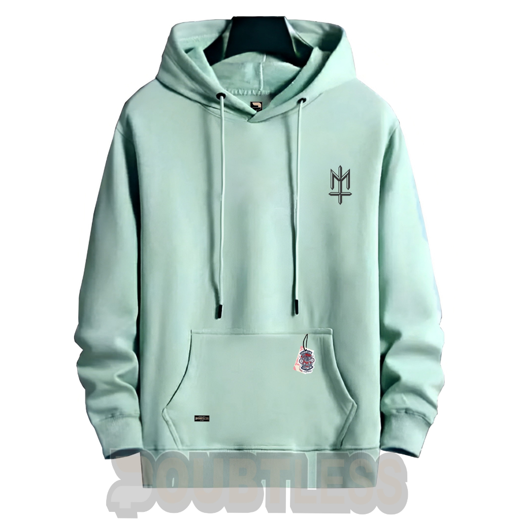 sweater hoodie pria distro asthentic hijau mint siwiter hodie cowok cewek couple pasangan oversize u