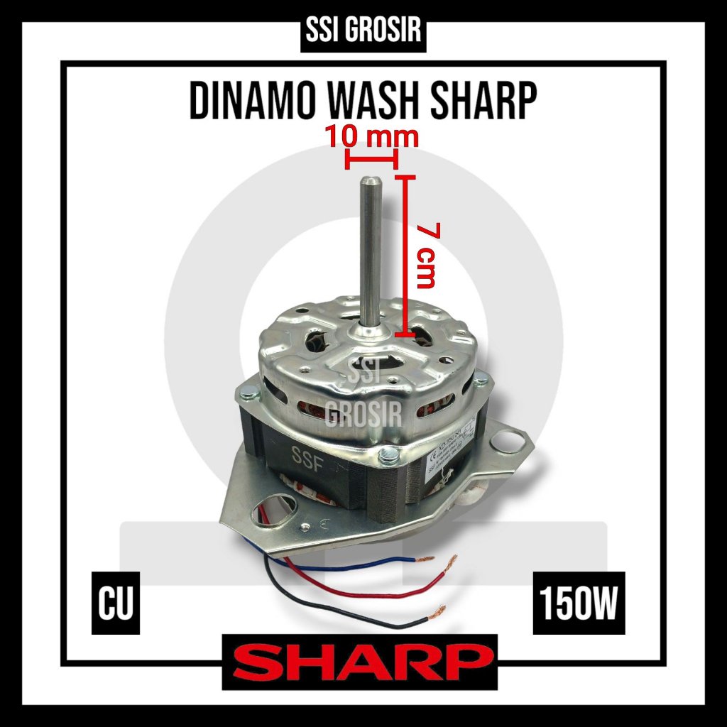 Dinamo Wash Sharp Mesin Cuci / Motor Pencuci Mesin Cuci Sharp TEMBAGA