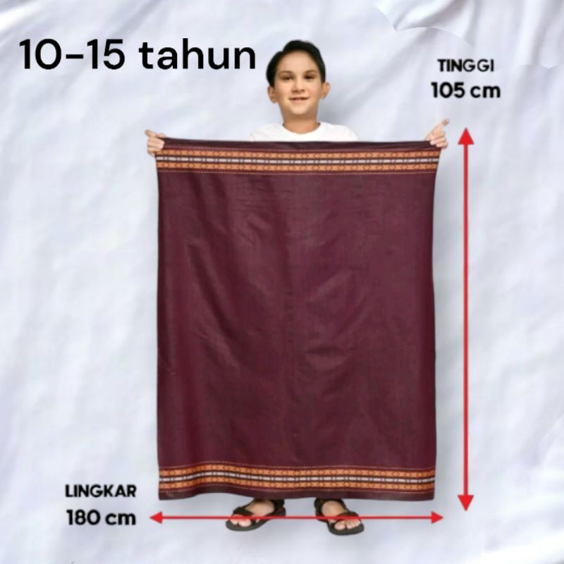 sarung remaja 10-15 tahun / sarung anak laki laki 12 tahun /sarung shalat anak laki laki / sarung anak laki laki