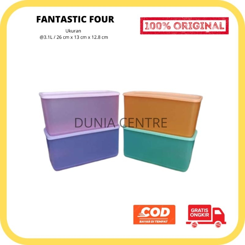 PROMO TUPPERWARE FANTASTIC FOUR (4) SET ORIGINAL