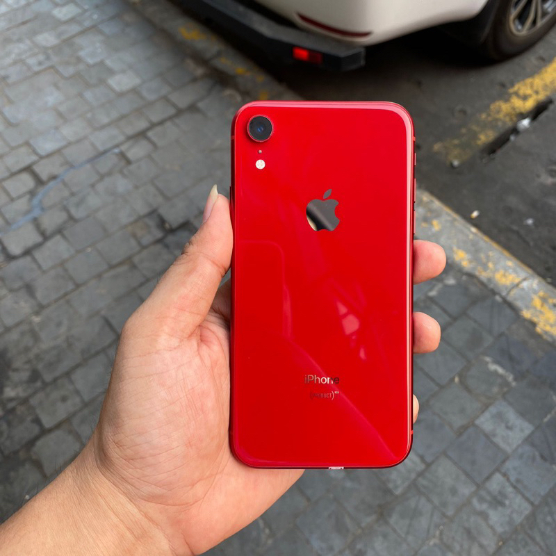 IPHONE XR 128GB RED GARANSI INTER  FULLSET LIKE NEW