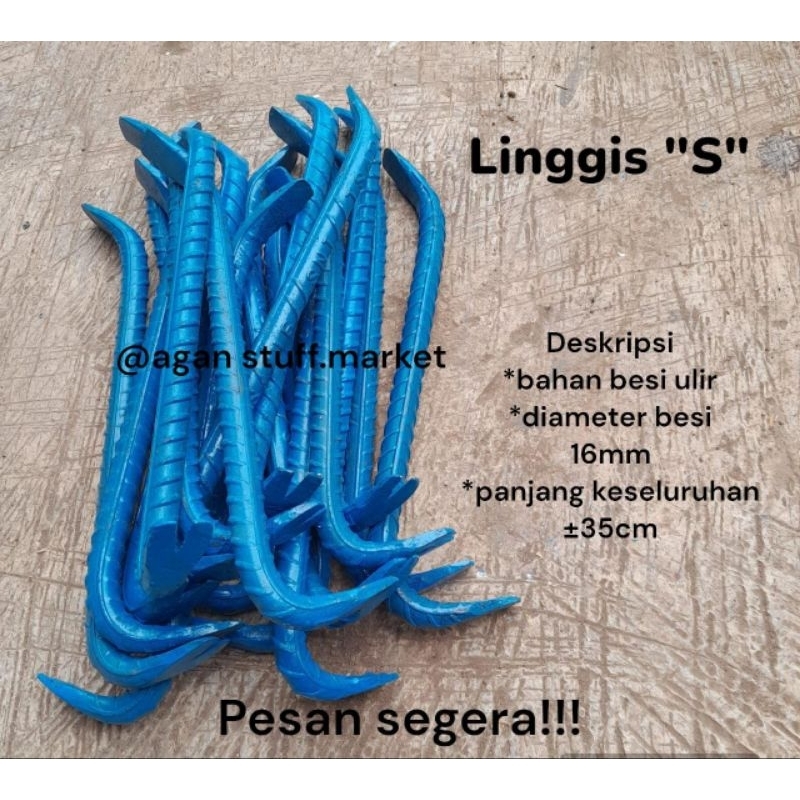 Alat petukangan linggis "s" linggis kecil