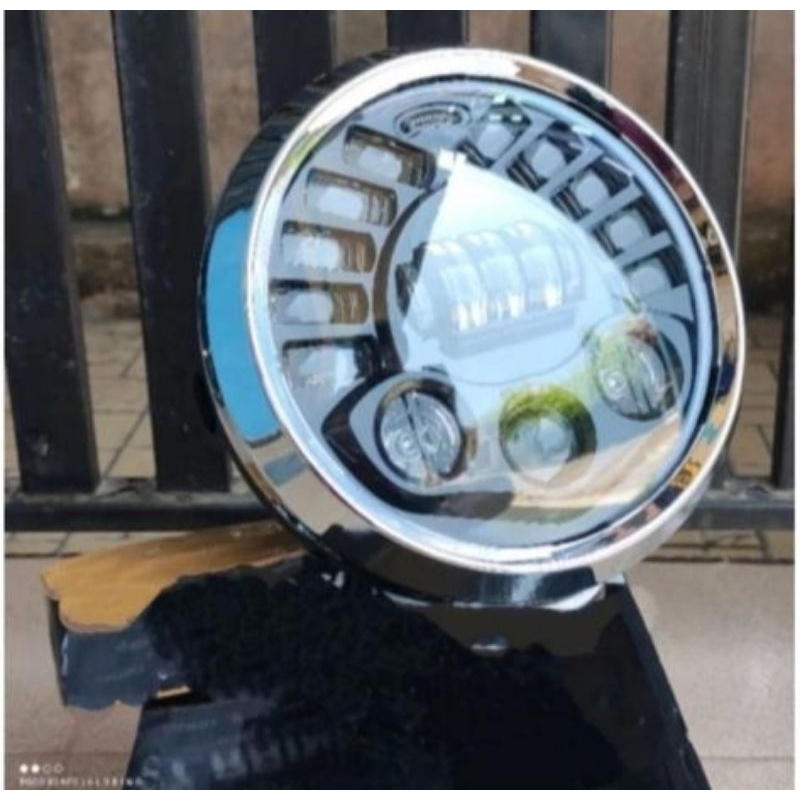 Daymaker Rx-King Vixion Scorpio Lampu Depan Bulat Vixion Old Kualitas Terbaik