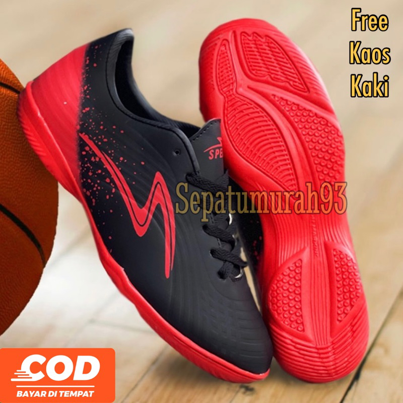 SEPATU FUTSAL SPECS DOT GREAD ORIGINAL ( BISA COD ) warna pink merah oren biru hitam
