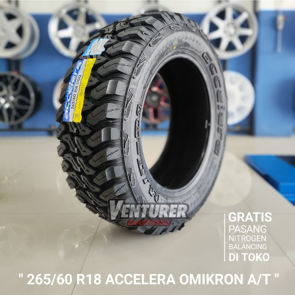 BAN MOBIL OFFROAD  ACCELERA MT-01 265/60 R18 265 60 RING 18 TUBLES BERKUALITAS AWET