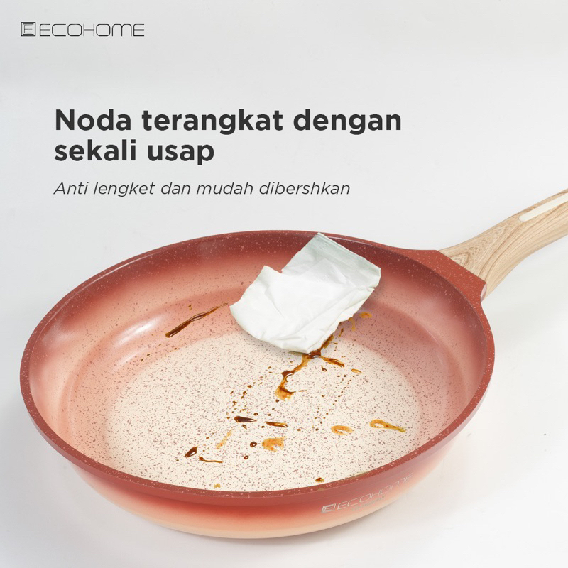 Ecohome Cookware Set | Ceramic Coating | Anti Lengket | Panci Granit