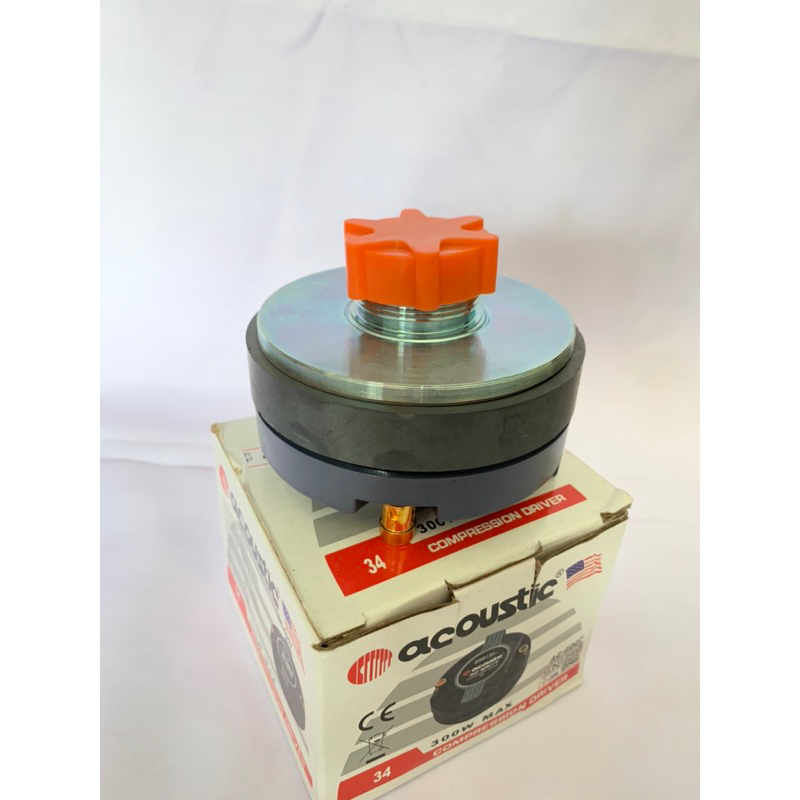 DRIVER TWEETER HORN ACOUSTIC PA 34 COMPRESSION DRIVER 300 WATT