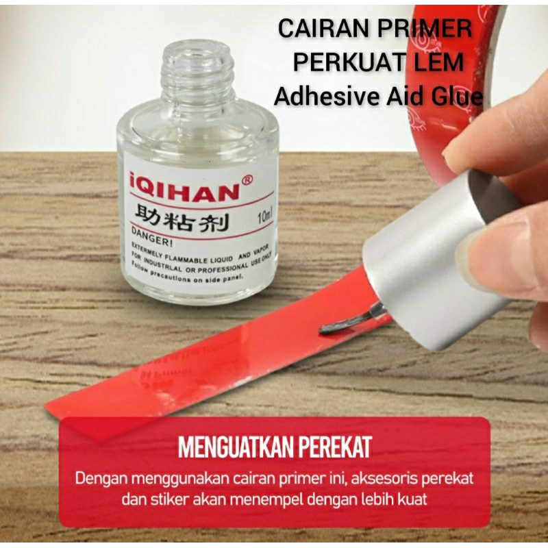 Cairan Primer 3 M Penambah Rekat Perkuat Lem Adhesive Aid Glue 10 ml