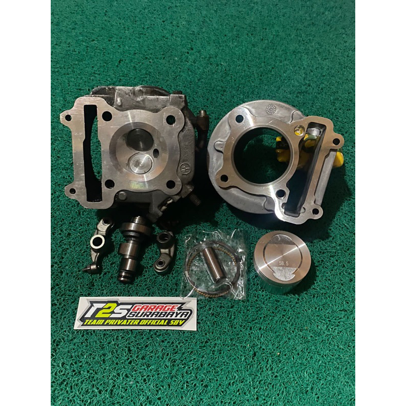 Paket Bore UP Mio 5tl 130cc-150cc Klep 25/22 Set Cam RRA
