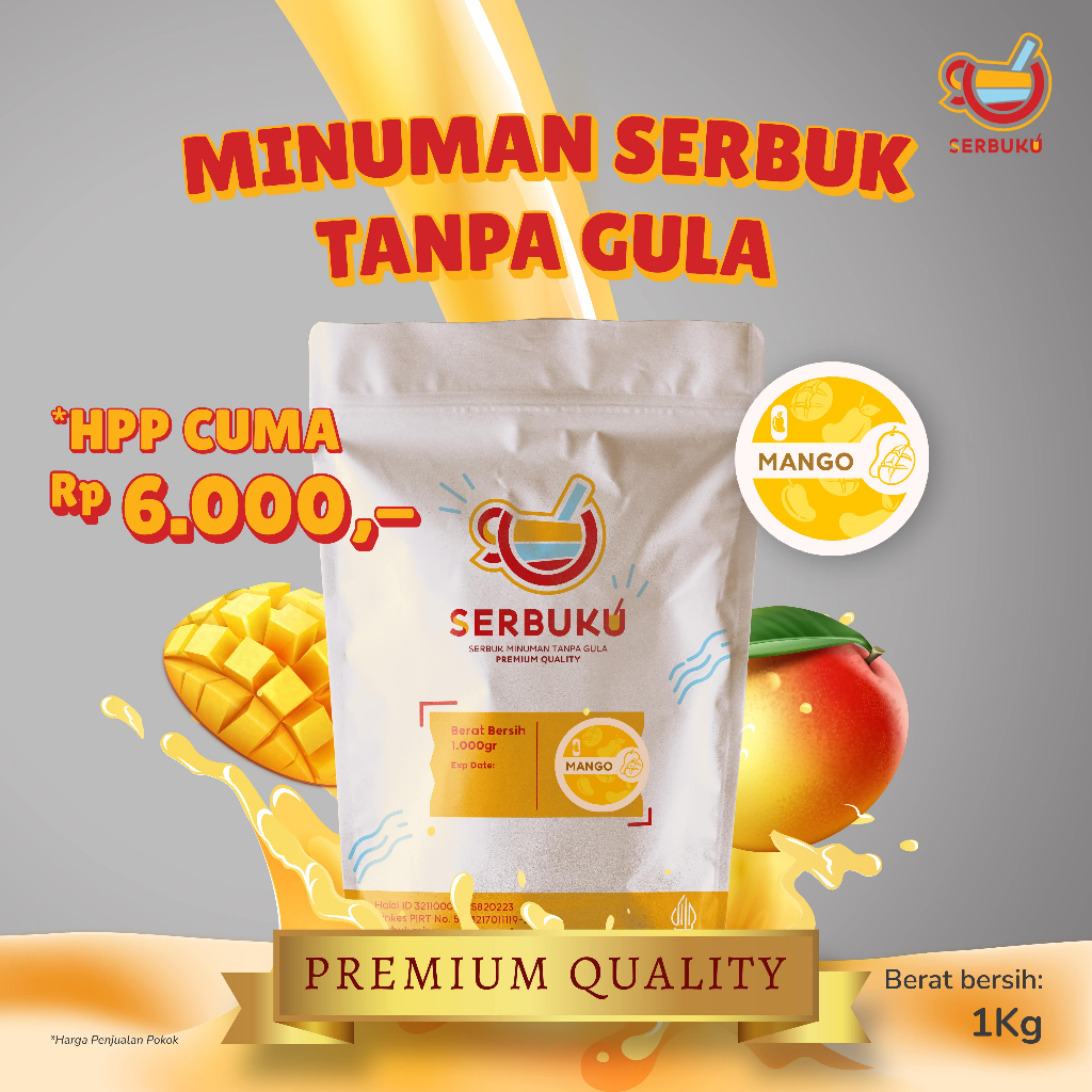 

Serbuku | Rasa Mango / Mangga | Serbuk Minuman Premium